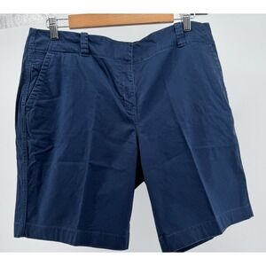 Vineyard Vines Shorts Womens 14 Navy Chino Preppy Classic Casual 9" Inseam